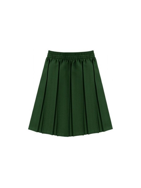 Skirt Green Pleated Style